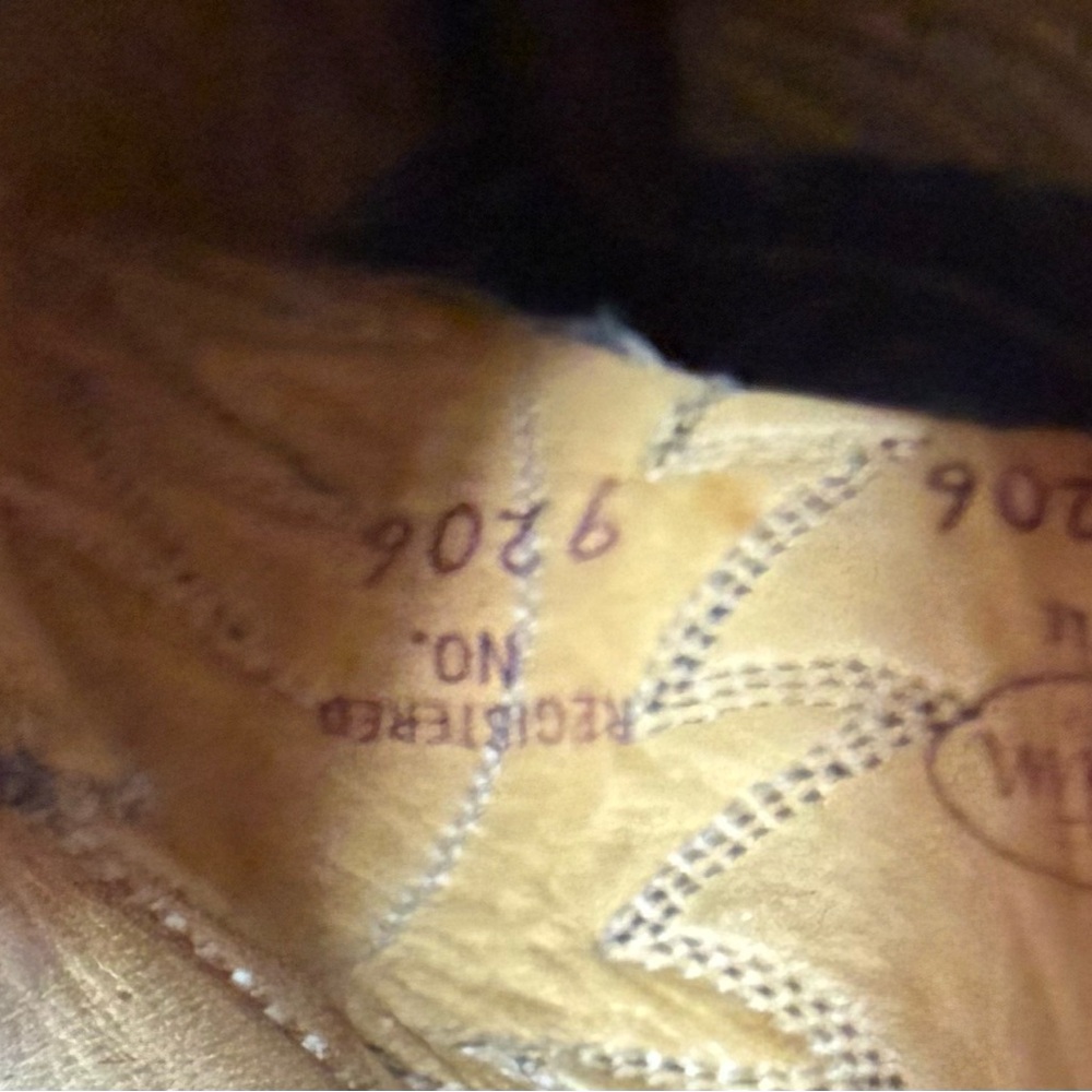 Vintage Justin Gray Leather Cowboy Boots – Women’s 5A Narrow – Made in USA - Picture 7 of 9